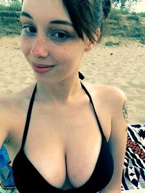Sexy smoking girl with